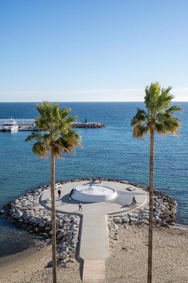 Beachfront Studio With Stunning Sea Views Marbella Esterno foto
