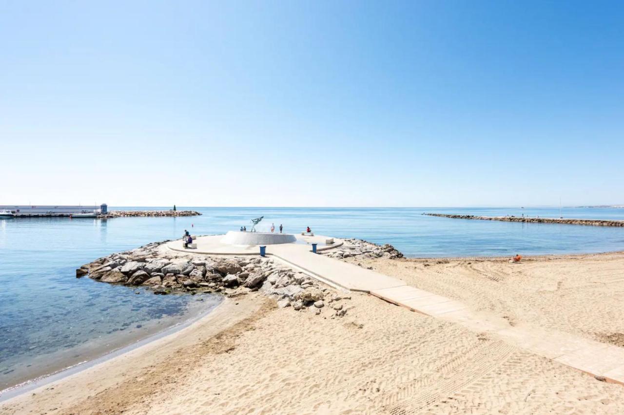 Beachfront Studio With Stunning Sea Views Marbella Esterno foto